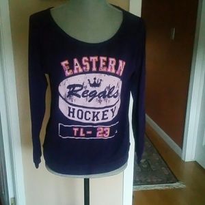 Really cute casual royal purple blouse!